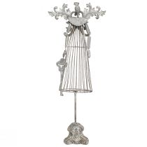 Artículo Ángel decoración de metal decoración de mesa vintage sobre base Al. 67 cm
