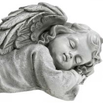 Ángel para la tumba figura tumbada cabeza derecha 30×13×13cm