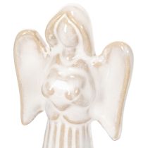 Artículo Adorno de ángel para cuenco con figura pequeña y portavelas redondo de 10 cm (3 unidades)