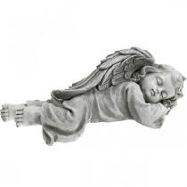 Ángel para la tumba figura tumbada cabeza derecha 30×13×13cm