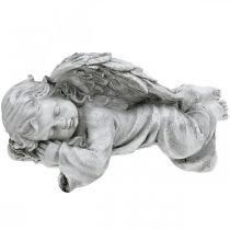 Ángel para la tumba figura tumbada cabeza izquierda 30×13×13cm