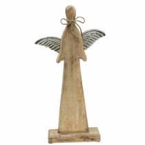 Artículo Decoración navideña deco angel wood H43cm