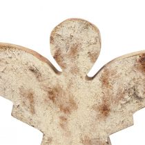 Artículo Adorno navideño angelito Navidad madera mango 20×18×2.5cm