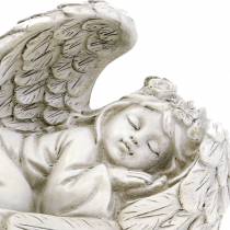 Deco ángel durmiendo 18cm x 8cm x 10cm