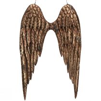 Artículo Alas de ángel para colgar metal aspecto antiguo dorado 24×37cm