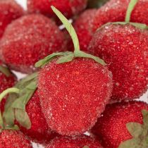 Artículo Fresas artificiales de decoración para interiores elegantes y celebraciones 4 cm, 24 uds