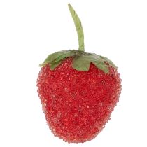 Artículo Fresas artificiales de decoración para interiores elegantes y celebraciones 4 cm, 24 uds