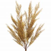 Rama de brezo decorativa amarilla, marrón H50cm