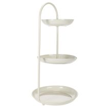 Artículo Decoración de mesa de tres niveles, ideal para salas de estar, ocasiones especiales, bodas, 55 cm.
