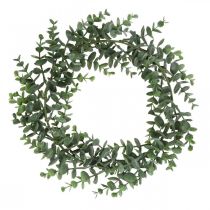 Corona decorativa verde eucalipto Corona artificial de eucalipto Ø32cm
