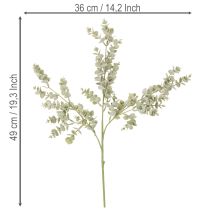 Artículo Rama de eucalipto artificial, rama decorativa para jarrones y ramos, 49 cm, 4 unidades.