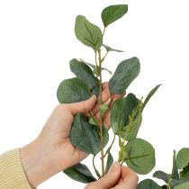 Artículo Flor de eucalipto artificial para decoración de interiores moderna, 85 cm, 3 piezas