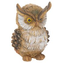 Artículo Figura de búho, búho pequeño sentado, decoración, 11 cm