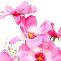 Artículo Cosmea Kosmee cesta de la joyería flor artificial rosa 75cm