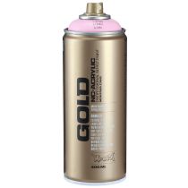 Artículo Pintura en aerosol color rosa lichi pintura en aerosol Montana Gold 400ml