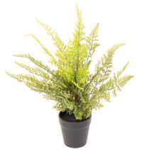 Artículo Helecho artificial en maceta para decoración de interiores, 40 cm.