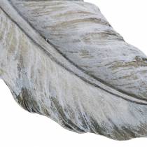 Artículo Pluma para decoración de tumbas 18 cm x 6,5 cm 4 piezas