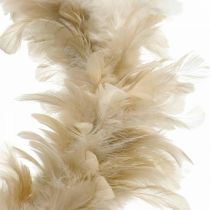 Corona de plumas deco rosa Ø25cm Corona de plumas