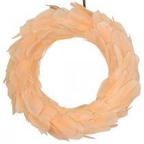 Artículo Corona primavera corona naranja para colgar puerta corona Ø20cm 3pcs