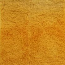Cinta de pelo piel sintética amarilla para camino de mesa de manualidades 15 × 150cm