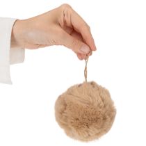 Artículo Adorno decorativo de pompón para árboles de Navidad, 10 cm.
