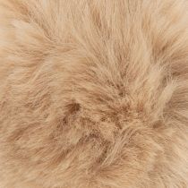 Artículo Pompones decorativos para colgar, bola de pelo suave, 7 cm, 6 unidades