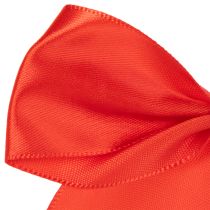 Artículo Lazo decorativo rojo, preatado para manualidades y empaquetado, 11 cm, 25 unidades