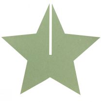 Artículo Estrella decorativa de fieltro para colocar decoración navideña fieltro verde Al. 62 cm