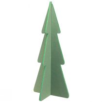 Artículo Decoración de fieltro para árbol de Navidad verde abeto Al. 80 cm