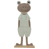 Artículo Rana decorativa de fieltro con peto figura decorativa beige fieltro Al. 51,5 cm