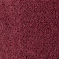 Artículo Cinta de lana de fieltro, rojo oscuro, 15cm x 5m, para decoración y manualidades