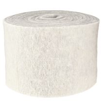 Artículo Cinta de fieltro 15cm x 5m bicolor gris, blanco
