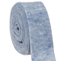 Artículo Cinta de fieltro azul 7,5cm 5m