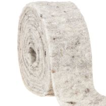 Artículo Cinta de fieltro gris 7,5cm 5m