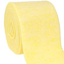 Artículo Cinta de fieltro amarillo claro 15cm 5m