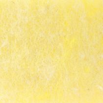 Artículo Cinta de fieltro amarillo claro 7,5cm 5m