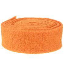 Artículo Cinta de fieltro naranja 7,5cm 5m