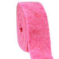 Artículo Cinta de fieltro rosa 7,5cm 5m