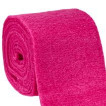 Artículo Cinta de fieltro cinta de lana rosa cinta de fieltro de lana tela decorativa 15cm 5m