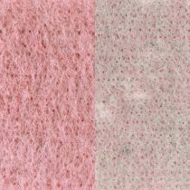 Artículo Cinta de fieltro, cinta para macetas bicolor rosa viejo/gris 15cm 5m