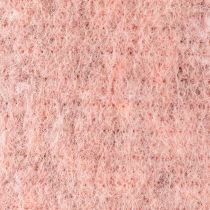 Artículo Cinta de fieltro bicolor, cinta para macetas, cinta de fieltro de lana rosa y rojo, 7,5 cm, 5 m