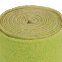 Cinta de fieltro Franzi cinta de lana fieltro de lana verde claro 15cm 4m