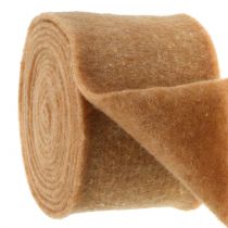 Cinta de fieltro naturaleza 15cm 5m