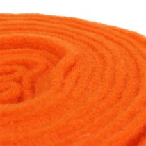 Cinta de fieltro naranja 15cm 5m