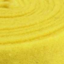 Artículo Cinta de fieltro cinta decorativa amarilla fieltro 7,5cm 5m