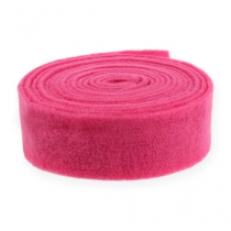 Artículo Cinta de fieltro rosa 7,5cm 5m