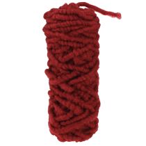 Artículo Cordón de fieltro esponjoso Mirabell 25m rojo oscuro