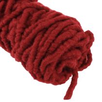 Artículo Cordón de fieltro esponjoso Mirabell 25m rojo oscuro