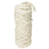 Artículo Cordón de fieltro polar Mirabell 25m blanco