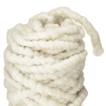 Artículo Cordón de fieltro polar Mirabell 25m blanco